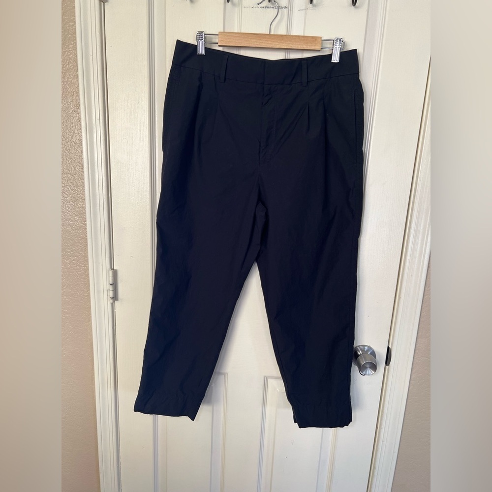Everlane Black Tailored Trousers | Ankle Length Work Pants Size 12